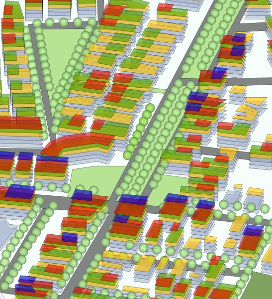 Section of Tel Aviv Boulevard