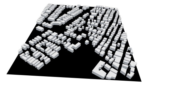 Section of Tel Aviv - Negative Positive Space